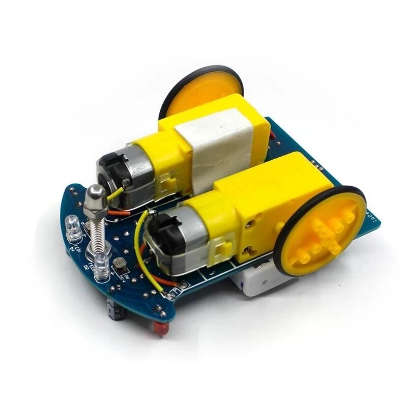 D2-1 diy kit inteligente linha de rastreamento kit carro inteligente tt motor eletrônico diy kit patrulha inteligente peças automóvel diy eletrônico