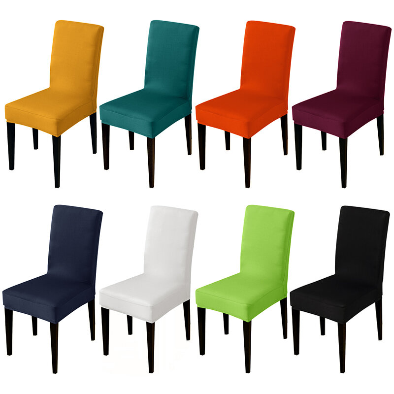 28 цветов на выбор универсальный чехол для стула дешевый большой эластичный чехол для сиденья чехлы для стула для гостиничной гостиной