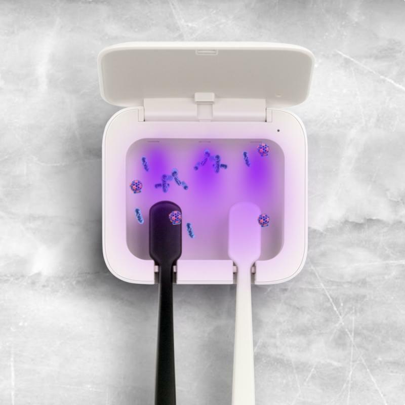 Stérilisateur brosse à dents automatique à lumière UV, support de poinçon, inhibition de brosse à dents bactérienne, boîte antibactérienne, dentifrice automatique, 2020