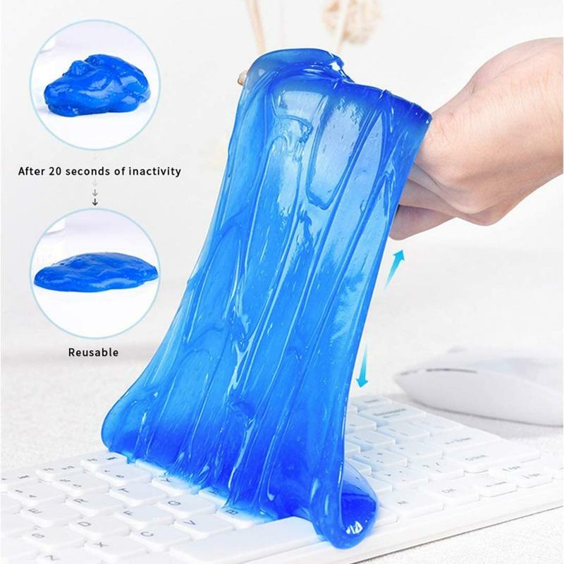 60ML New Super Dust Clean Clay Car Interior Cleaning Glue Keyboard Cleaner Gel Slime Toy Mud Putty USB For Laptop Cleanser Mucus