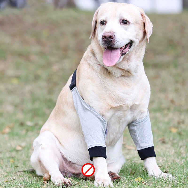 Protector de coderas para perros, almohadillas suaves y transpirables para aliviar el dolor en los hombros, suministros para perros