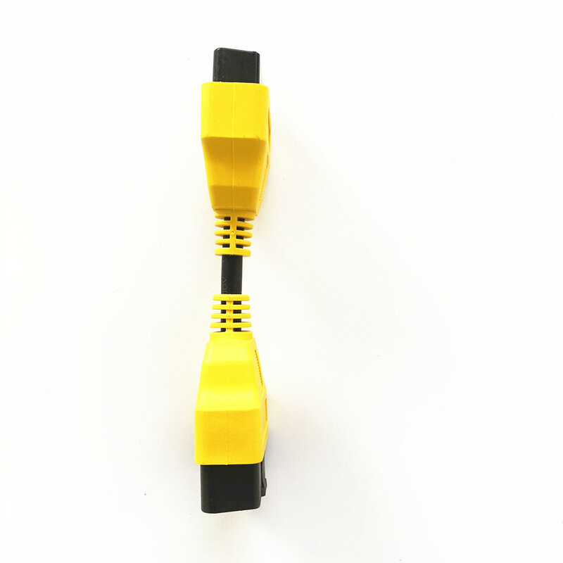 Cable de extensión OBD2 amarillo, interfaz macho a hembra, fácil de usar, adaptador de extensión de enchufe OBD 2 de 16 Pines, 13CM /30CM, el más nuevo