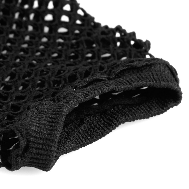 Sexy Women Lady Punk Dance Costume Party Lace Fingerless Fishnet Gloves Mittens 