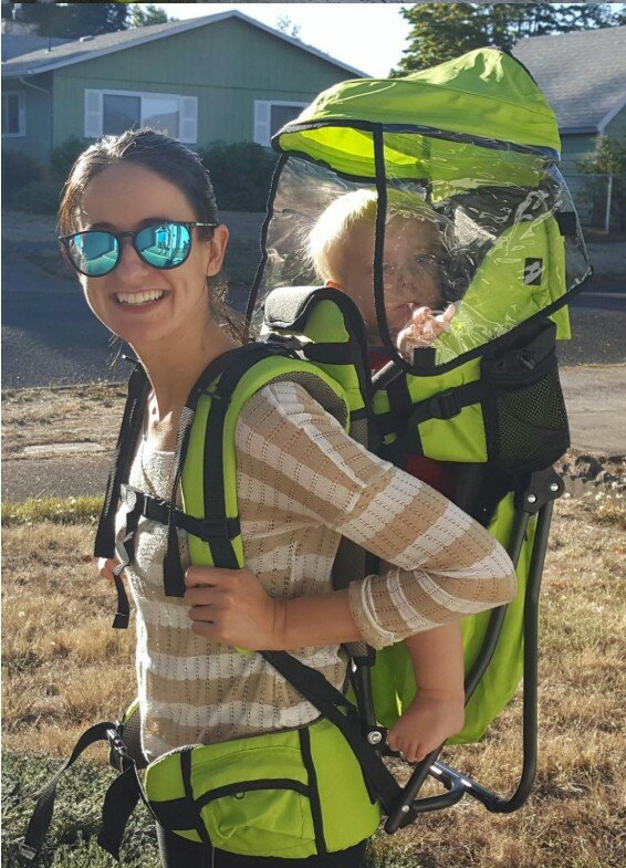 Mochila portabebés de senderismo para bebé, silla de escalada al aire libre, respaldo de viaje para niño pequeño, silla de hombro para llevar