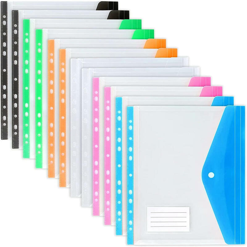 Kawaii Leopard Transparent Pencil Case Cosmetic Bag School Office Supplies Document Bag File Folder Stationery Organizer