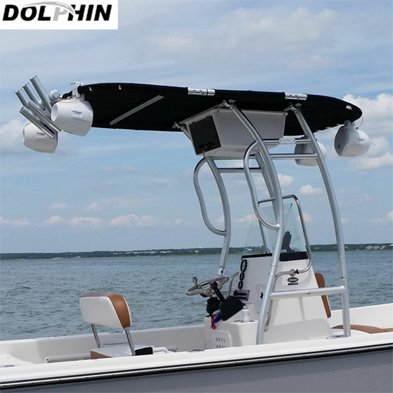 Promotion! Dolphin Pro2 Boat T Top Plus a 5 Fishing Rod Holder Package