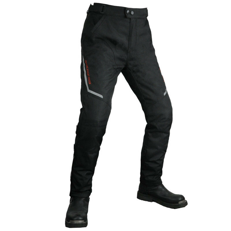 Новые мужские мотоциклетные брюки быстросъемные зимние брызгозащищенные армированные теплые хлопковые подкладки черная Лыжная одежда аксессуары для мотора