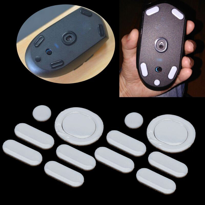 1Set  Mouse Feet Mouse Skates For G304 G305 Mouse White Mouse Glides Curve Edge