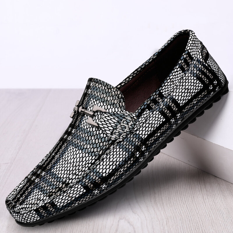 Sapatos masculinos 2022 outono novos negócios de couro casual sapatos de couro ervilhas sapatos masculinos sapatos de condução mocassins