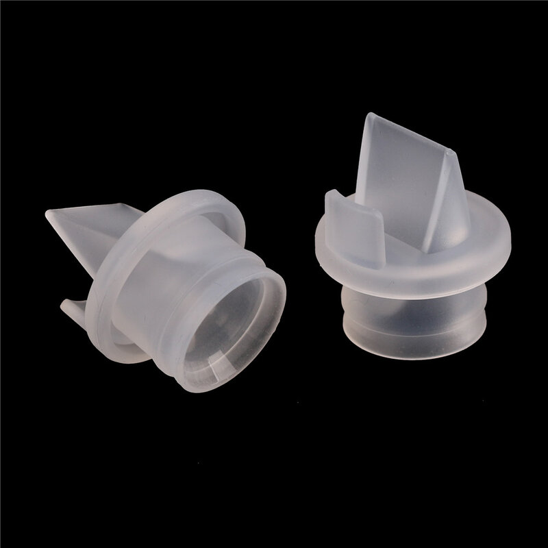 2 peças da bomba de mama válvula duckbill silicone mamilo alimentação do bebê acessórios bomba de mama válvulas válvulas substituição