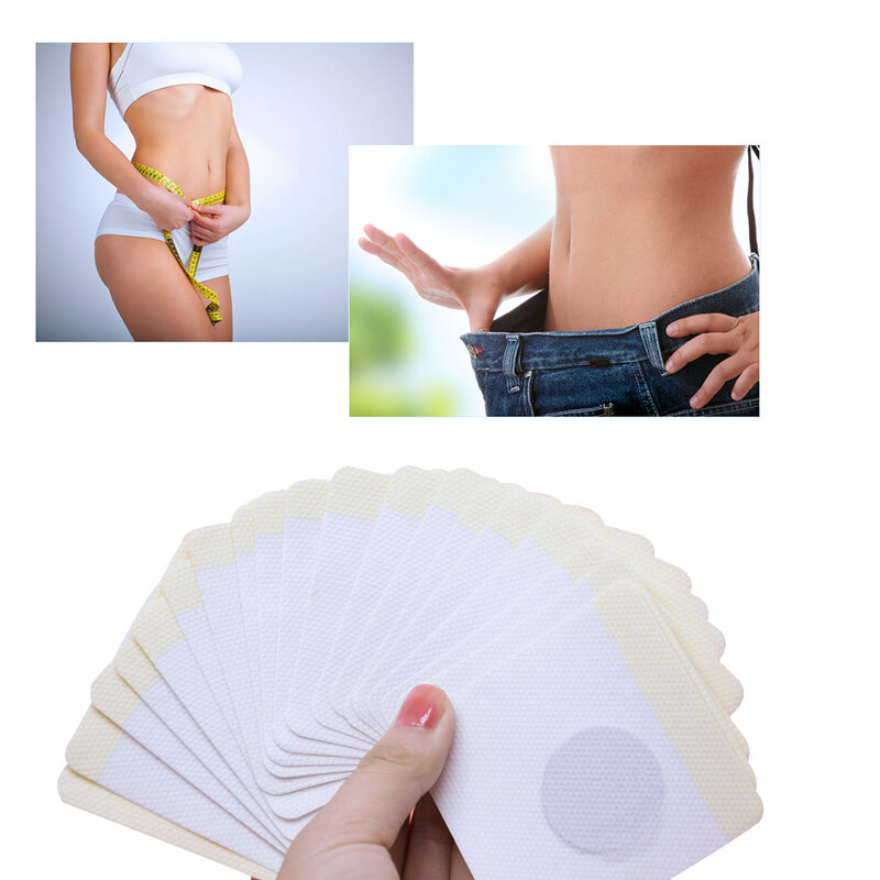 10PCS Slim Patch Lose Weight Fat Burning White Slim Patch Face Lift Tools Traditional Chinese Medicine Slimming Navel Sticker