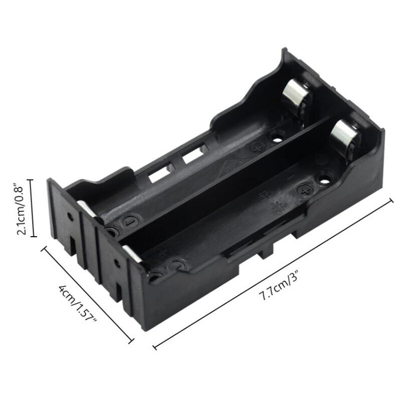 صندوق تخزين بطارية ABS 18650 ، 1 × 2 × 3 × 4 × 18650 ، صندوق تخزين ، فتحة 1 2 3 4 ، حاوية مع دبوس صلب