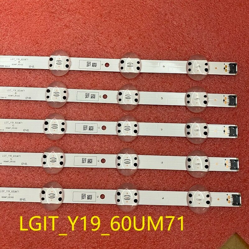 5 sztuk/zestaw listwa oświetleniowa LED dla LG 60UM7100DUA 60UM7270 60UM7270PSA 60UM6950 60UM7100 60UM6900 exploevav64732901