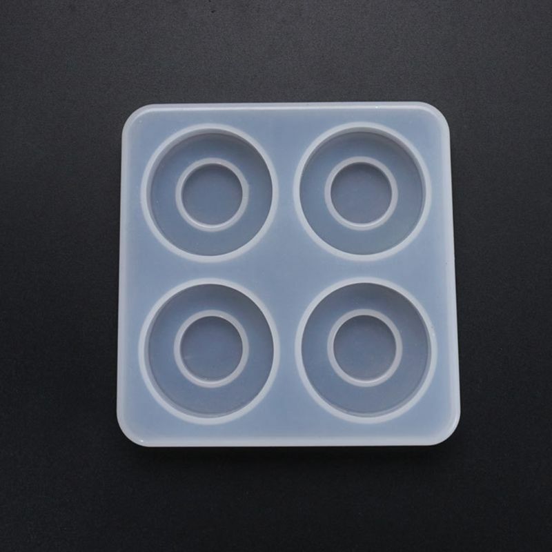 Silicone Crystal Epoxy Resin Mold Round Drawer Handle Casting Mould Handmade DIY Crafts Decoration Making Tools