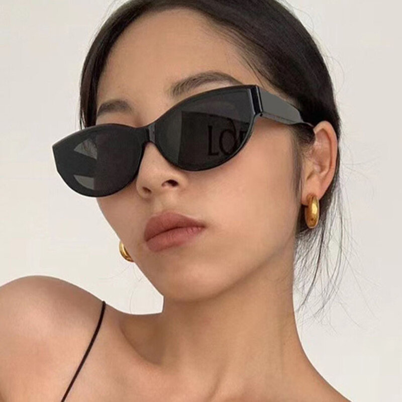 Personality Cat Eye Sunglasses Woman Vintage Candy Colors Gradient Sun Glasses Female Fashion Brand Ladies Hip Hop Gafas De Sol