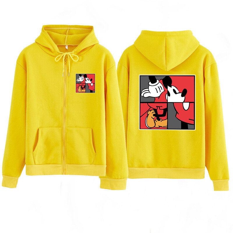 2020 mulheres hoodies crianças menino menina camisa dos desenhos animados animal mickey sweatshirts com zíper moletom com capuz primavera outono jaquetas