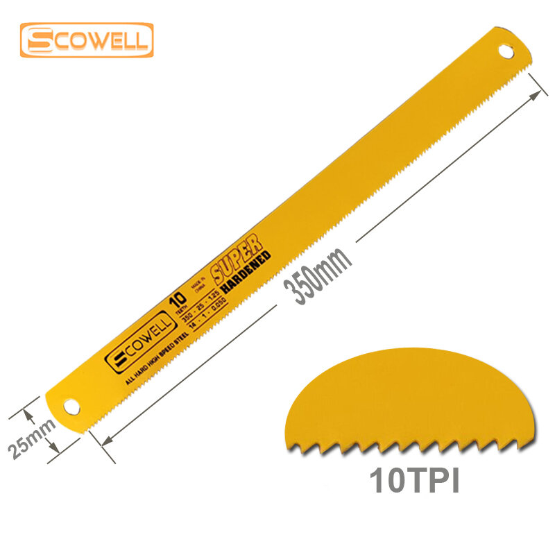 Steel Saw Blades Power Hacksaw 350*25*1.25mm HSS Material Type Full Hard 10tpi For Machine Use High Speed Steel Band Saw Blade