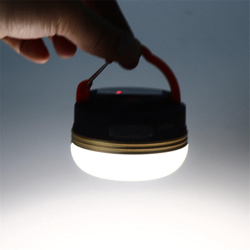 Светодиодный портативный фонарь для палатки, с аккумулятором или USB-зарядкой, светодиодный светильник онарь для кемпинга, с магнитной подвеской или магнисветодиодный светодиодной рабочей аварийной лампой