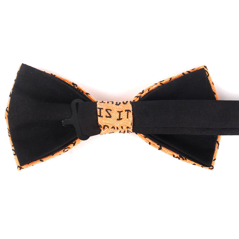 القطن الرجال ربطة القوس فيونكة قمصان عادية ربطة للرجال النساء الكبار طباعة رسالة ربطة القوس فيونكة s Cravats الزفاف قابل للتعديل بووتيس Bowknot