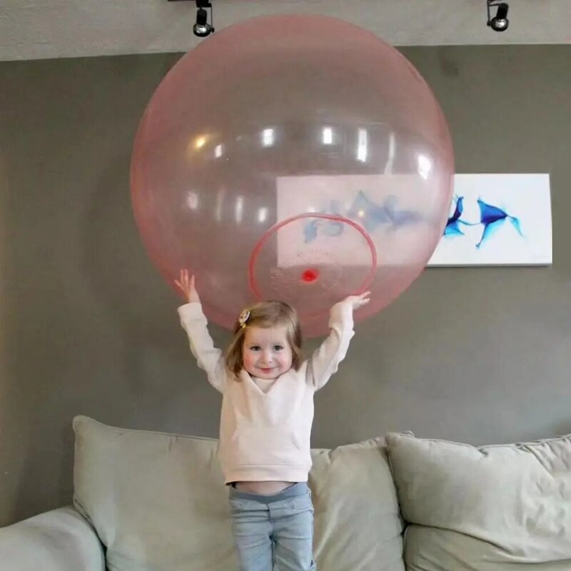 Childen Magic Bubble Ball Outdoor Oversized Water Filled Balloon TPR Inflatable Air Parent-child Ball Toys Party Game Kids Gift