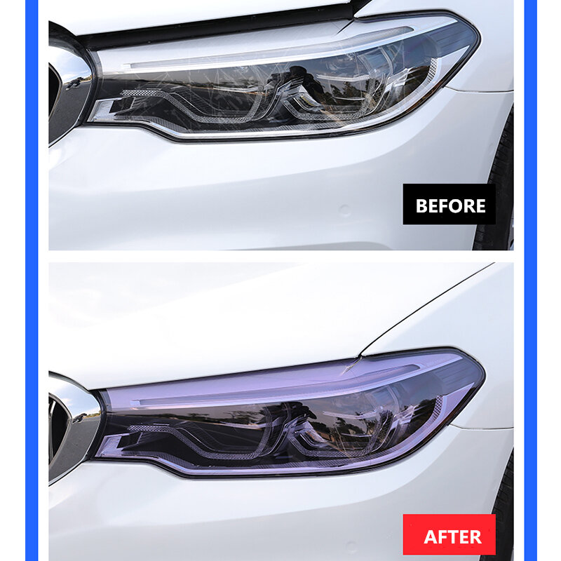Automotive TPU Headlight Film Intelligent Light Control Car Body Protection Film Repair Scratches Photochromic Modification Film