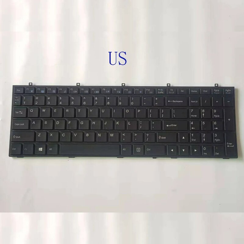 NEW Keyboard For Clevo CLEOVO W370ET W350ET W350 W370 W655 W670 US UK KR laptop keyboard Backlit
