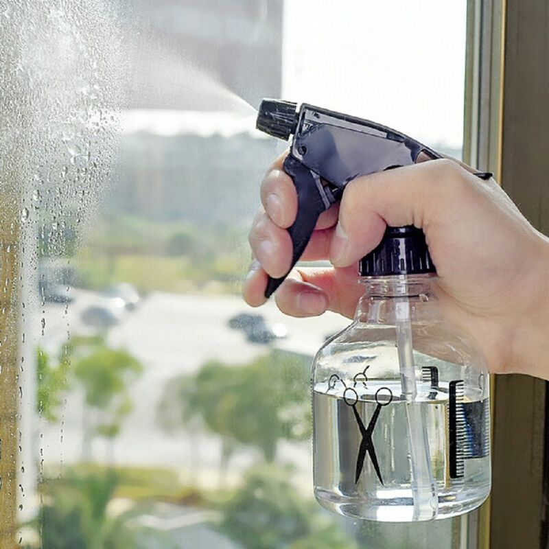 1pc preto plástico sprinkler dispensador garrafa reutilizável planta flor spray garrafa de cabelo sprinkler ferramentas do salão de beleza acessórios