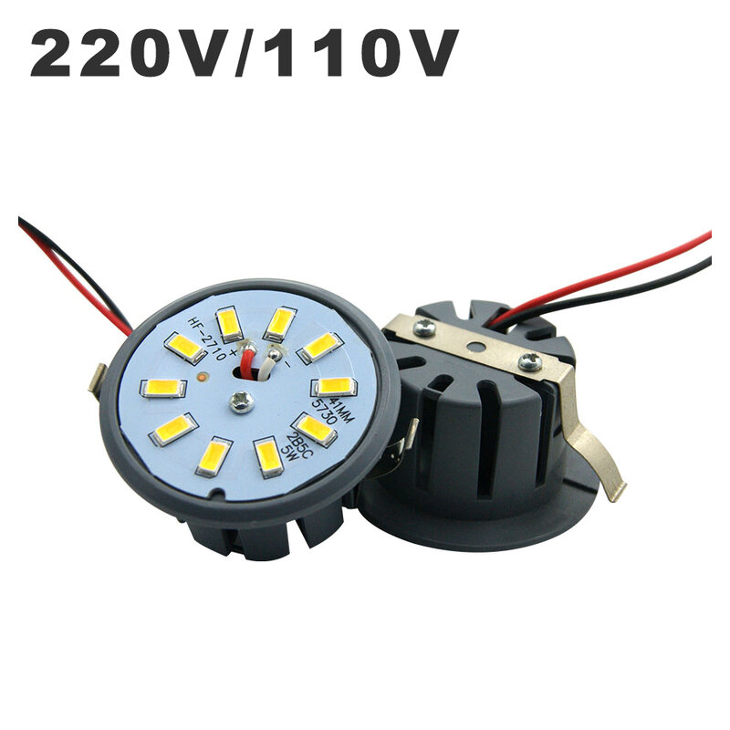 220V 110V LED ดาวน์ไลท์หลอดไฟแบบบูรณาการขวดน้ำเดินทาง3W 5W 6W LED Ampoule SpotLight รอบเพดานโคมไฟร่มหลอดไฟ LED ข้าวโพด