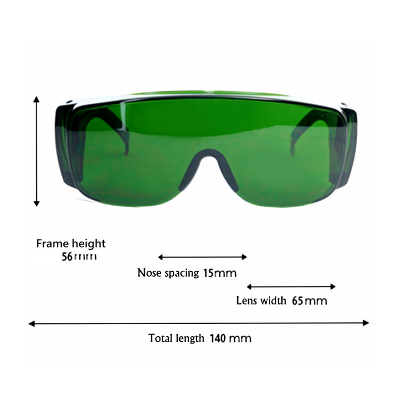 Kacamata Pelindung Kacamata Keamanan Modul Dioda Laser YAG 1064nm dengan Kotak