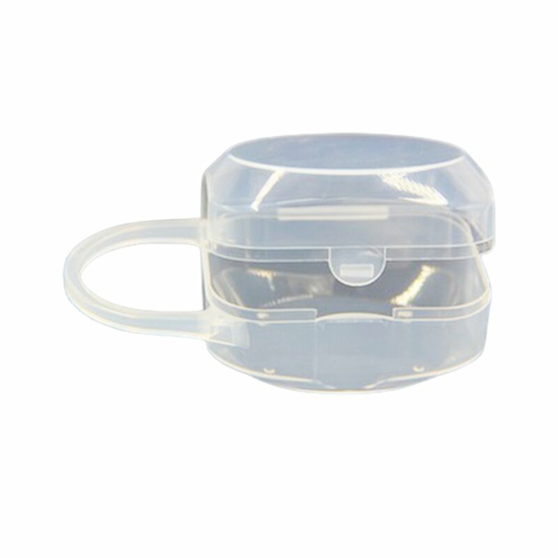 1PCS Baby Solid Pacifier Box Soother Container Holder Pacifier Box Travel Storage Case Safe Holder Pacifier PP Plastic Box