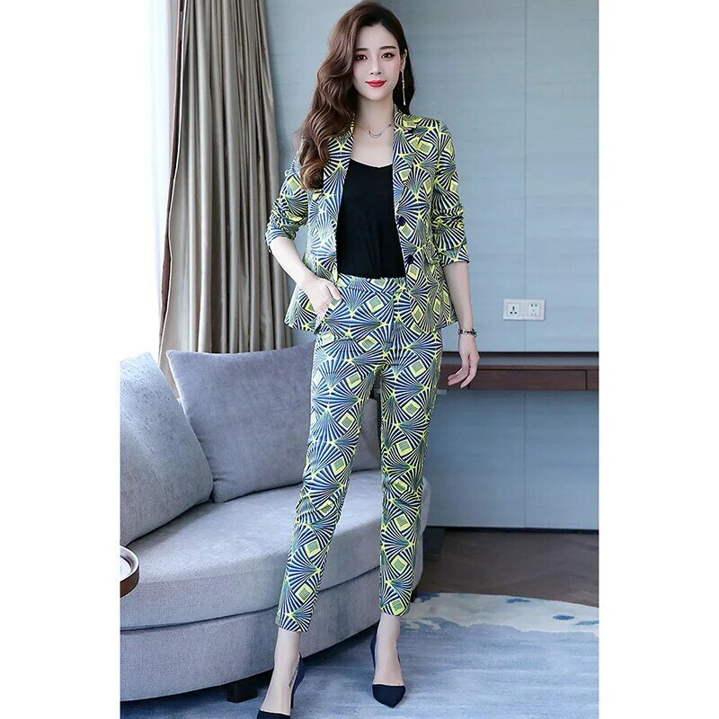2019 New Women's Pink Business Office 2 Pieces Formal Suits Women Custom Made Uniform Party Prom Suits