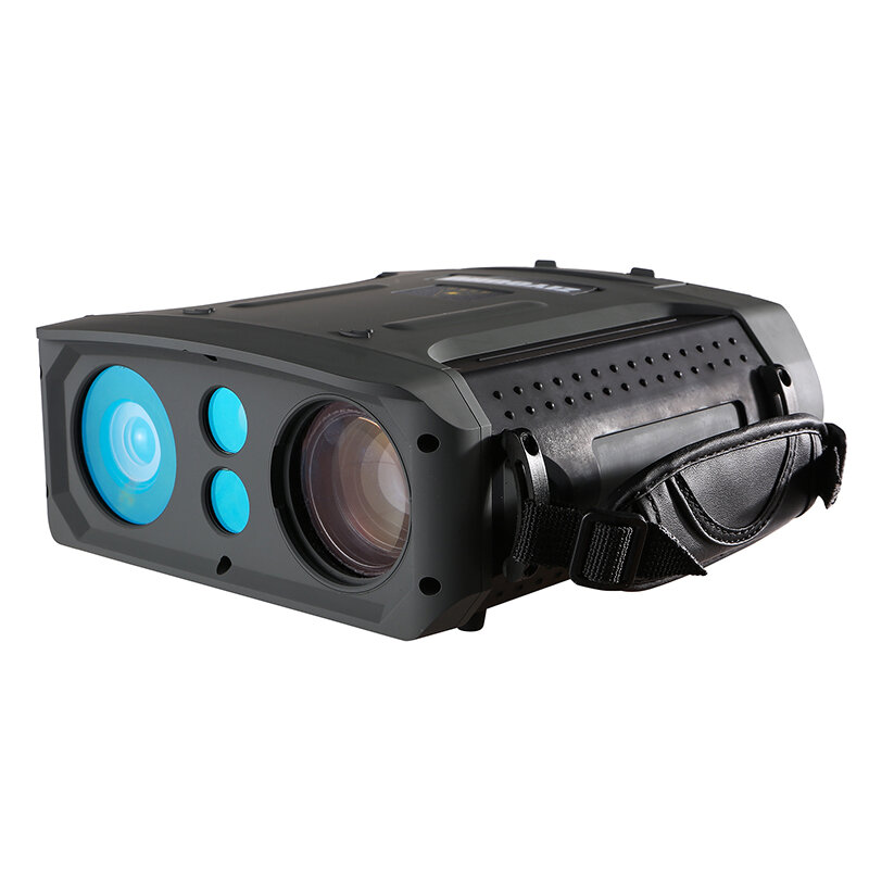 Telêmetro laser com visão noturna, 1200m, hd 4g, dispositivo de observação da função da câmera, 5.5 segundos, monitor de tela de toque