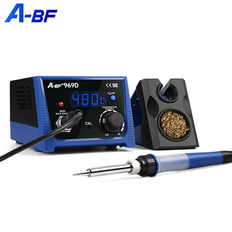 A-BF 969 Serie Soldeerstation Digitale Display Lcd 75W Elektrische Lassen Reparatie Tool Industriële Soldeerbout 180 °C ~ 480 °C