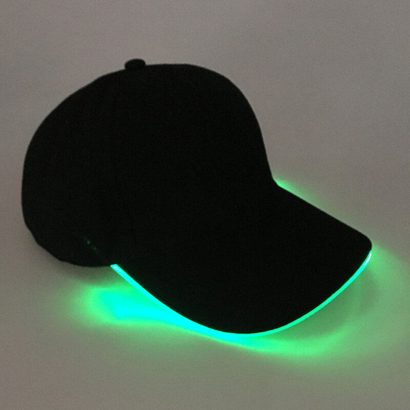 Casquettes de baseball lumineuses à LED, chapeaux réglables, parfait pour la fête, la course hip-hop et plus encore, nouveau design, 2020