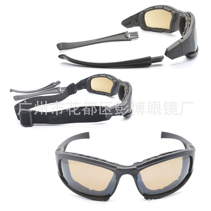 Olahraga Outdoor Multi-Fungsi Kacamata Multi Lensa Terpolarisasi Sepeda Kaca Naik Sepeda Kacamata