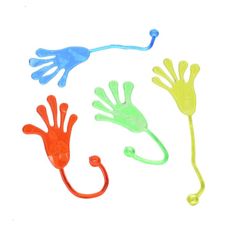 Sticky Hands Palm Party Favor Brinquedos para Crianças, Antistress Deformado Brinquedo, Presente de Aniversário para Crianças, Novidades Prêmios, 2Pcs