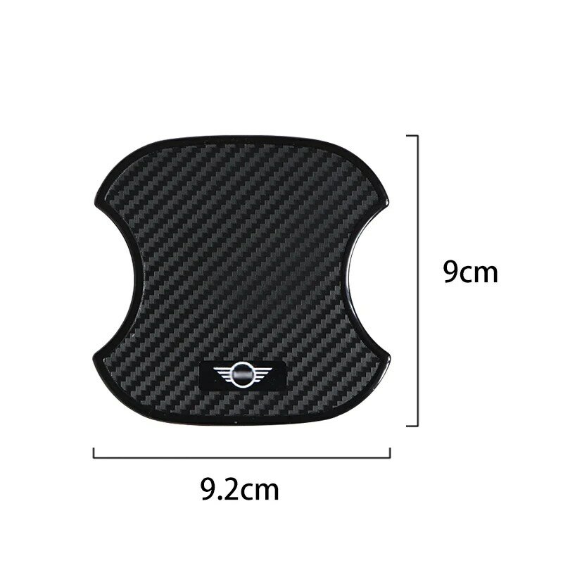 Protecteur de bol de porte de voiture | Autocollant de décoration, pour BMW MINI Cooper F54 F55 F56 F60 R56 R60 R61 Clubman, logo 3D