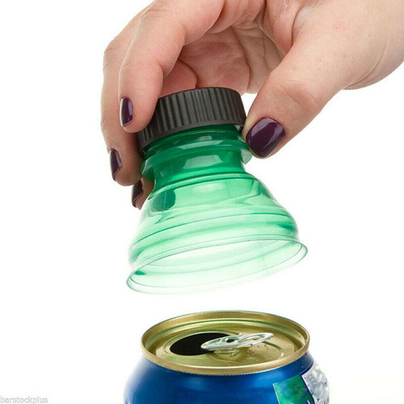6 pezzi di plastica riutilizzabile distributore di acqua di birra coperchio di protezione tappi coperchio bottiglia Top Soda Saver può Cap accessori di moda