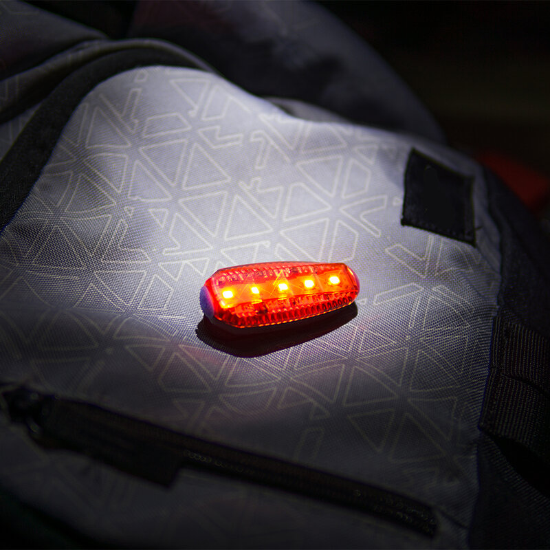 ZTTO светодиодный велосипедный задний светильник с зажимом для бега USB светильник водонепроницаемый для занятий спортом на открытом воздухе ...