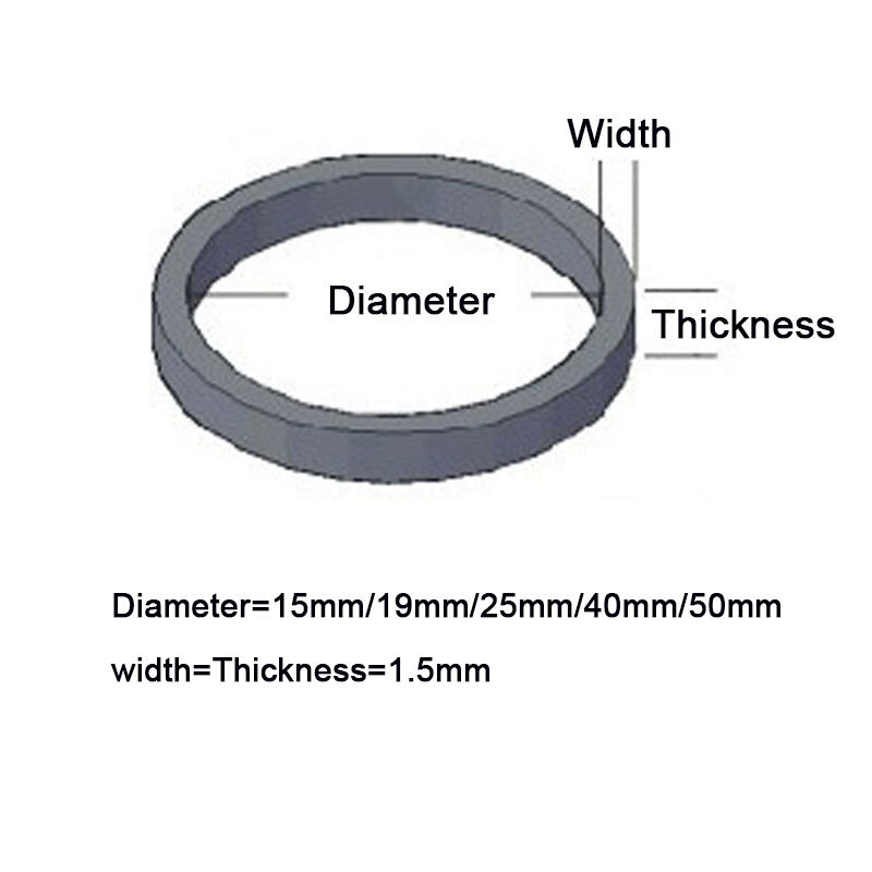 Diametro 15mm-50mm colore elastici ad alta elasticità fornisce anelli in lattice estensibile per cancelleria per ufficio scolastico