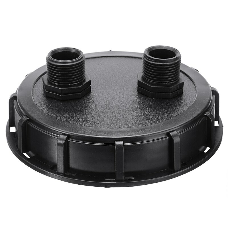 1Pcs IBC Container Lid DN 150 IBC Adapter Fitting Tap Fitting Connector With 2 x 1" External Thread Inlet Overflow New