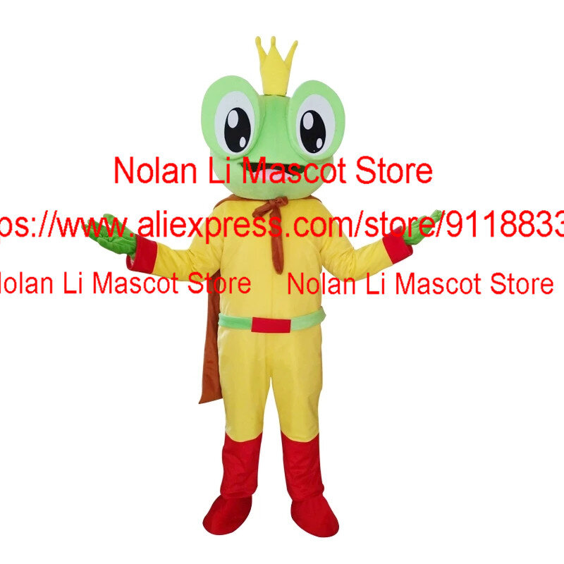 Heißer Verkauf Frosch Maskottchen Kostüm Zeichentrick figur Cosplay Kostüm Geburtstags feier lustige Kleidung Weihnachts geschenk