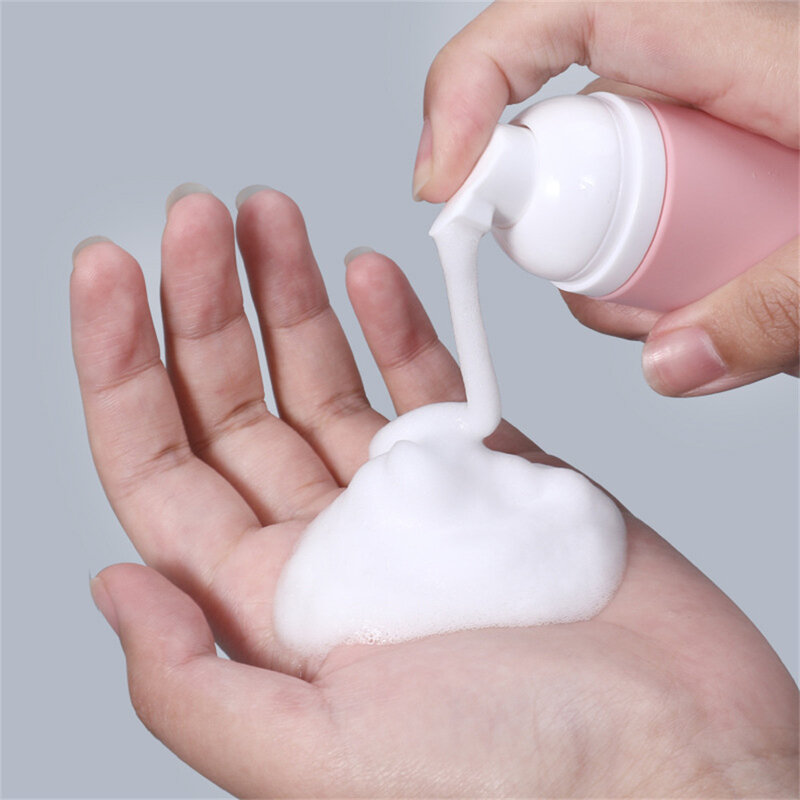 50ml Plastic Foam Pump Bottle Refillable Empty Cosmetic Container Cleanser Soap Shampoo Foaming Bottles Makeup Travel Bottle