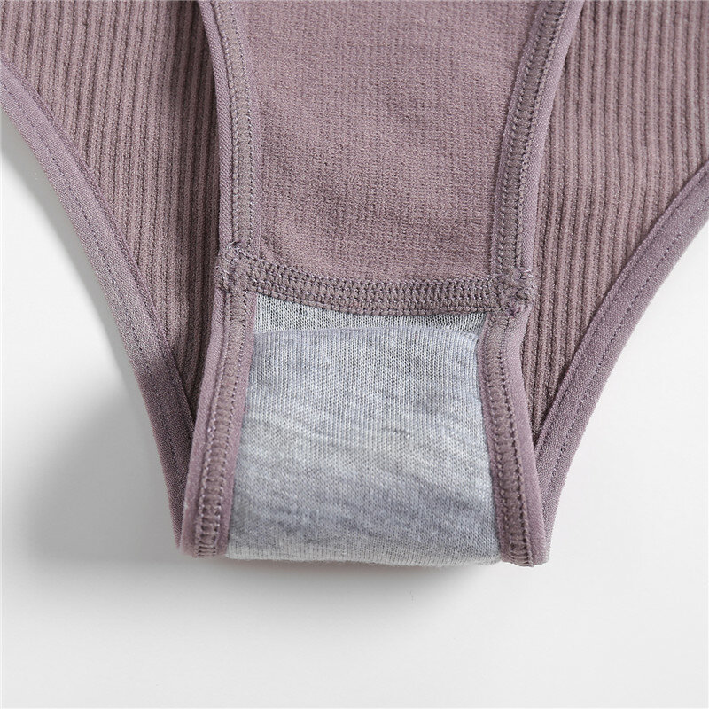 FINETOO-Seamless Calcinhas de cintura alta para as mulheres, roupa interior confortável, cuecas sexy, 3pcs por conjunto