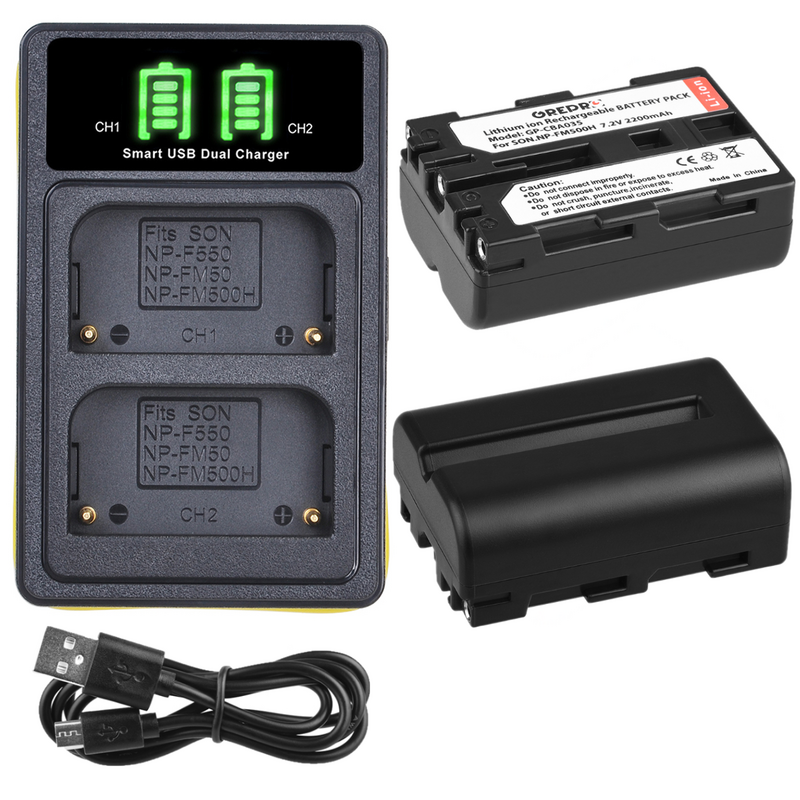 NP FM500H NP-FM500H Battery and Charger for Sony A58 A57 DSLR-A550 DSLR-A700 DSLR-A350 SLT-A77 SLT-A99 DSLR-A500 DSLR-A200