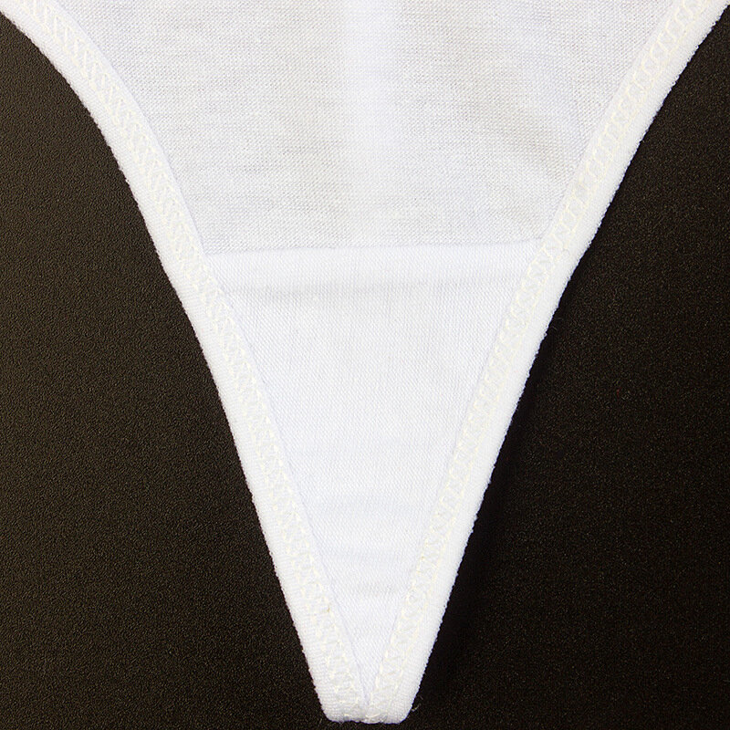 Einfache Design Sportlichen Stil Baumwolle Höschen String Thongs Nahtlose Slip Sexy Dessous Mode Weiche Frauen Unterwäsche
