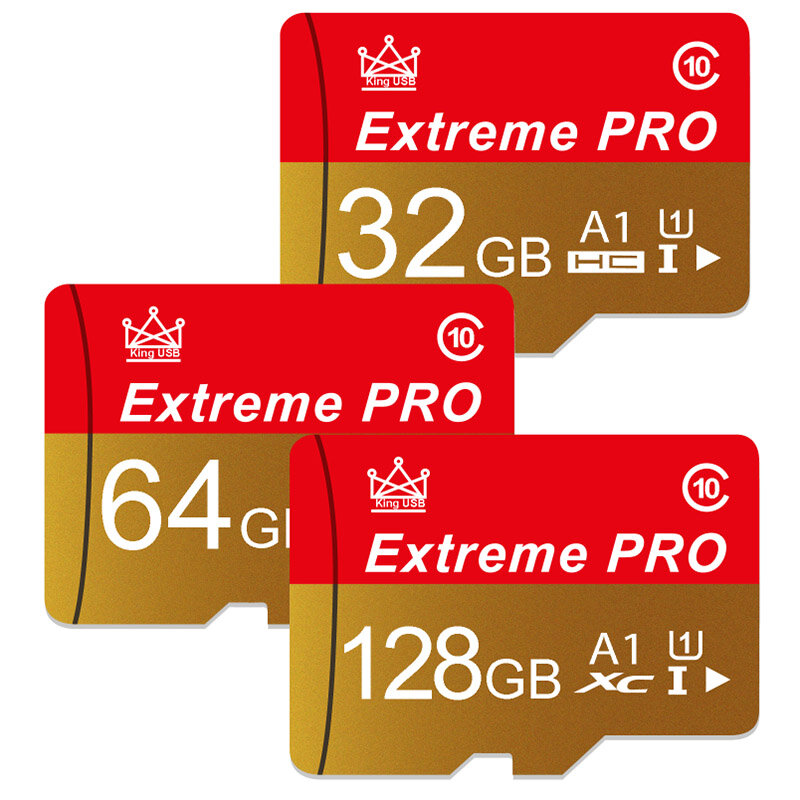 بطاقة ذاكرة صغيرة SD من Extreme Pro ، بطاقة ذاكرة فلاش عالية السرعة ، بطاقة TF للهاتف ، كاميرا ، طائرة بدون طيار ، 256 جيجابايت ، 128 جيجابايت ، 64 جيجابايت ، 32 جيجابايت ، 16 جيجابايت ، U1 ، V10