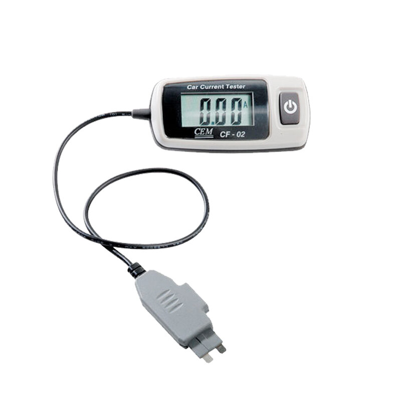 CEM-CF-02 de medición precisa de CF-02S, dispositivo electrónico de pantalla Digital portátil por probador de corriente de automóvil