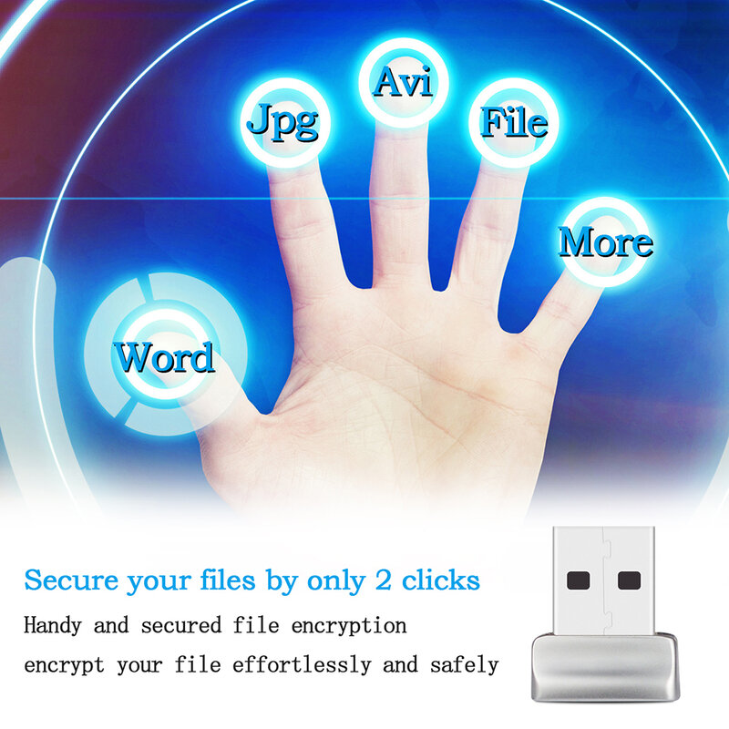 Cadenas de lecteur d'empreintes digitales USB 2024 Plus, EAU biométrique pour lapmédication et PC, technologie pour Windows 10, 11 Hello