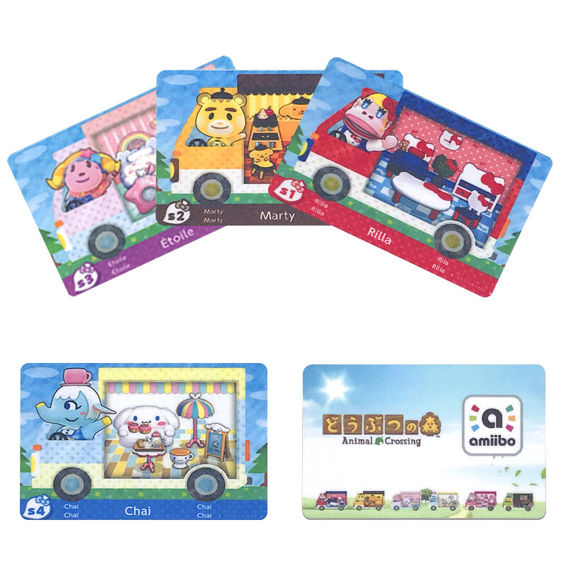 Animal Crossing Card Sanrio S1-S6 Collection Animal Amiibo Card Work for NS Switch Game New Welcome Amiibo Car Card NFC Card
